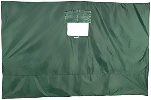 Royal Gardineer Zubehör zu Festival Pavillon: Wandseitenteil für Faltpavillon, mit Klett-Fenster, 3 x 1,9 m, grün (Festival Pavillion, Garten-Festzelte)
