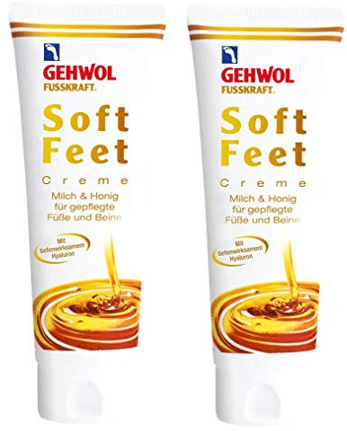 GEHWOL Fusskraft Soft Feet Creme Cream 2 x 125 ml Fußcreme mit Hyaluron