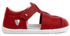 Bobux I-Walk Tidal Closed Sandal_Walkers - Sandali da spiaggia in pelle, rosso, 24 EU