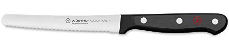 WÜSTHOF Gourmet Brötchenmesser 12 cm, Schwarz