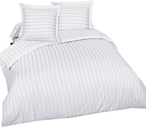 Collection Percale: Housses de Couettes & Parures en Percale - Satin Blanc