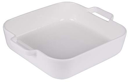 Trend'up - Plat à four carré 24x20,4 cm Blanc Porcelaine 2948 cm³