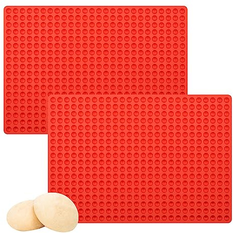 2 Pcs Mini Round Silicone Molds, 468 Cavity Semi Sphere Molds for Homemade Chocolate Chips, Candy, Baking, Wax Melts Beads, Ice Balls, Dog Training Treats
