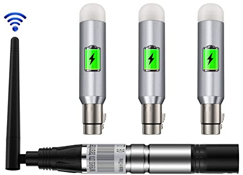 Wireless DMX Controller, Wireless DMX512 Transmitter/Empfänger LED Beleuchtung Licht Controller Arbeit mit DMX Controller für Moving Head Licht Bühnenlicht Bars Led Par Licht Disco Party Licht