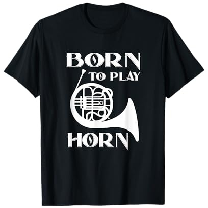 Horn Klassik Orchester Hornist Waldhorn Bläser Blasmusik T-Shirt