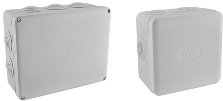 Debflex 718070 Electrique Exterieur-Boîte de dérivation étanche en saillie carrée IP55 & Boite de derivation electrique - etanche exterieur - IP55 85X85 - Debflex - 718806 - Polypropylène