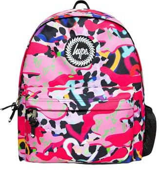 hype Patterned Backpack (One Size) (Multicoloured)