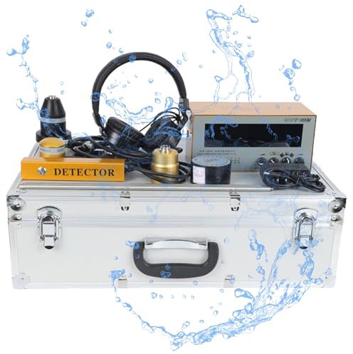 Detector De Fugas De Agua SubterráNea Profesional, Detector De Fugas UltrasóNico, Sensor De Fugas De TuberíAs SubterráNeas con 4 Velocidades Ajustables, ReduccióN De Residuos Y Ahorro De EnergíA