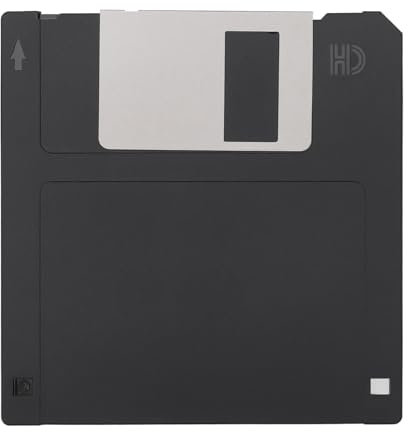 eMagTech 1Pc 3.5 Inch Floppy Disk Cleaner 1.44MB Format a Floppy Disk Cleaner Portable Floppy Disk Cleaner for PC Amiga Atari ST Archimedes Black