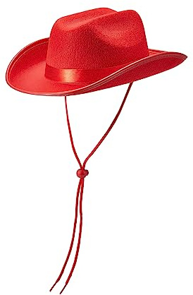 Edhomenn Cowboyhut für Kinder, breite Krempe, Western-Cowgirl-Hut mit verstellbarem Riemen, Cowgirl-Kostüm-Zubehör