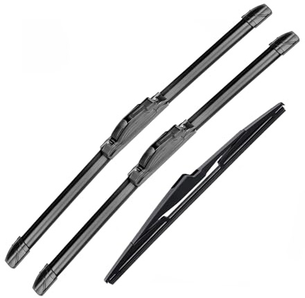 GoKoHe Windshield Wiper Blades (pack of 3pcs) for 2019 2020 2021 2022 2023 2024 KIA Seltos 24 + 18 Front Windscreen Wiper and 11 Rear Wiper Blade