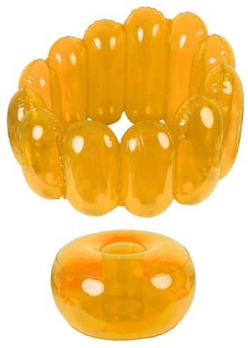 Genérico Aufblasbarer Stuhl für Erwachsene, aufblasbares Sofa, Lounge-Stuhl, maximale Kapazität 113 kg, aufblasbar für Pool, Schlafzimmer, Terrasse, Garten