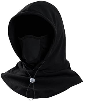 GIEEU Cagoule Thermique Balaclava, Cache-Cou Cagoule Froid en Polaire pour Le Ski, la Moto, Le Cyclisme. Ajustable Cache Cou Balaclava pour Hommes et Femmes
