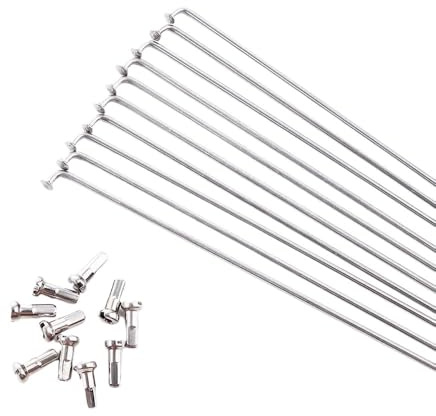 GFDSGRE Fahrradspeichen Fahrradzubehör 26 Zoll 700C Räder Fahrradspeichen, Speichen(256MM)