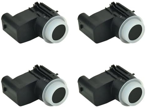 Sensores Aparcamiento Coche 4 Sensores Detectores Estacionamiento Marcha Atrás Automóvil 5J0919275A para Skoda para Fabia 2001-2014 para Roomster 2006-2015 5J0919275 Sensores Alerta Sonido