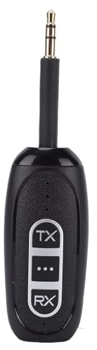 Annadue Trasmettitore e Ricevitore Bluetooth 5.4, Adattatore Bluetooth Aux Wireless 3 in 1 Broadcast TX, Trasmettitore Audio Jack da 3,5 Mm per TV, Aereo, Auto, Cuffie, Altoparlante