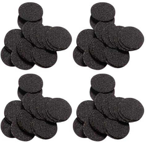 Beaupretty 100piezas Discos de Lija Redondo para Eliminar Callos y Piel Agrietada de Lija de Pedicura Reemplazable Accesorios para Pies Salón de Uñas