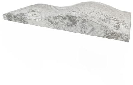 Matelas De Lit De Massage Matelas De Massage Et Housse Wave En Mousse À Mémoire Forme For Salon Beauté pour Salon(Ice-Gray Mattress)