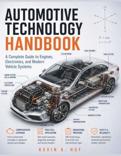 AUTOMOTIVE TECHNOLOGY HANDBOOK: A Complete Guide to Engines, Electronics, and Modern Vehicle Systems