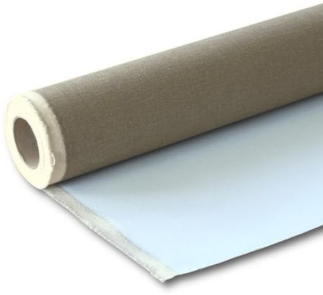 Niik Rotolo tela tele per dipingere in Cotone Bianco 78 cm / 10 mt tele in rotoli pittorica bianca da pittura misto