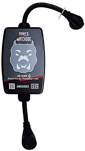 Power Watchdog Smart RV Portable Surge Protector 30 Amp - Patented Bluetooth Connectivity - Monitor Voltage/Amperage/Wattage - Replaceable Module - IP65 Water-Resistant