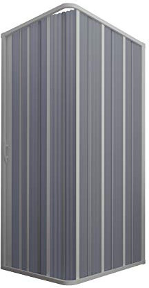 Cabine parois douche en Plastique pvc 80x120 h 185 mod. Flex avec ouverture latérale