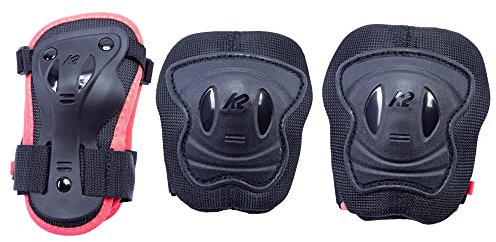 K2 Skates Mädchen Inline Skates Marlee PRO PAD Set, Black - orange, 30E1410.1.1.XS