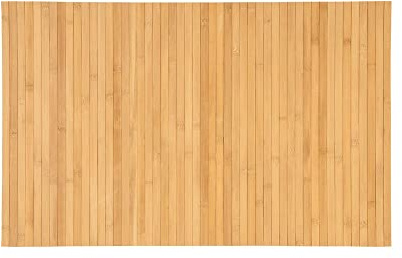 PANA® Badematte Bambus • rutschfeste Bambusmatte für Badezimmer, Küche, Eingang • Hygienisch & Pflegeleicht • Holzmatte 50x80 cm in Natur