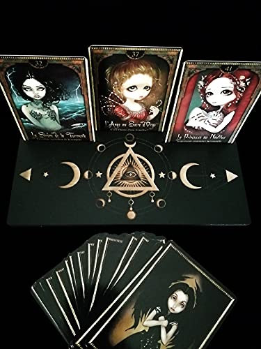 Oracle et Tarot, Plateau « ARCANE MYSTIQUE NOIR »