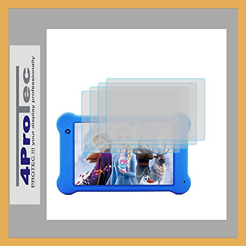 4ProTec | 4x Display-Schutz-Folie KLAR für AEEZO Kinder Tablet Kids Tablet 7 Zoll
