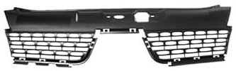 Grille de calandre avant compatible avec Renault Clio 2 phase 2 2001-2005