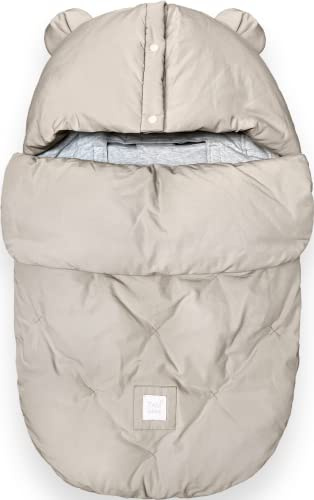 7AM Enfant Universal Stroller Footmuff - Water Repellent Winter Bunting Bag for Strollers & Car Seats, Soft Micro-Fleece & Plush Lined Stroller Footmuff for Baby Boy & Girl | BebePOD