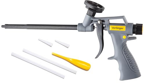 VERLINGER Pistola Per Schiuma Poliuretanica Per Schiuma Da Costruzione E Adesivi Grigio