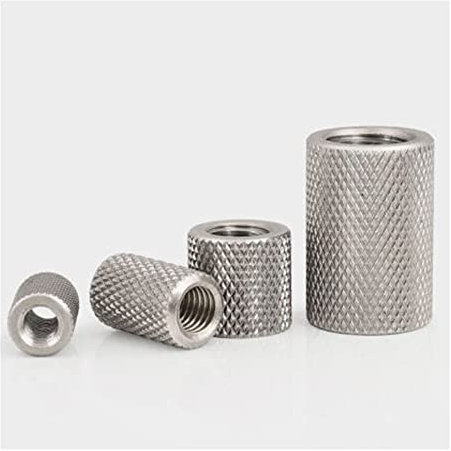 1-5 Teile/los Rändelmutter M3 M4 M5 M6 M8 M10 M12 M16 Edelstahl Lange Verlängerung Rändelmutter Von Hand Anziehen(M3x10 5PCs)