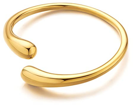 LILIE&WHITE Armband Offenes Armreif-Design, Vergoldet – Eleganter Minimalistischer Damen Armreif
