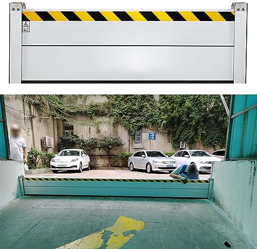 Garagentor Dichtung hochwasserschutz Barriere Reflektierende Streifen Design Flood Gates Höhe 40 cm, Fabrik-Eingänge/Garagen/Unterführungen Hochwasserschutzsystem, Aluminium-Hochwasserschutzpaneel (C