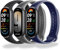 BABEJIA 3 Piezas Correas Compatibles con Xiaomi Smart Band 10/9/8, Pulseras Deportivas Suaves, Correa con Conector de Metal, Transpirable, Ajustable, Liberación Rápida