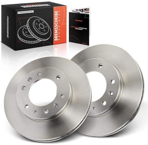 Frankberg Bremsscheibensatz inkl. 2x Bremsscheiben Vorne Belüftet Ø302mm Kompatibel mit Ranger TKE 2.0L-3.2L 2011-2025 Replace# AB311125AB, AB311125AC