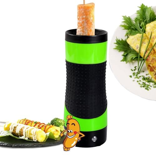 Egg Hot Dog Maker Electric Egg Roll Maker Automatic Egg Roller Vertical Omelet Maker Nonstick Automatic Eggs Sausage Roll Boiler Omelet Cooker Machine Breakfast Sandwich for Home Breakfast