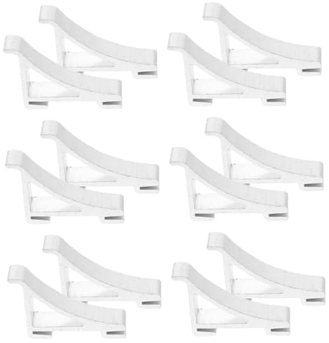 OSALADI 12pcs Metal Freezer Shelf Clips Refrigerator Parts Magnetic Clips for Fridge Shelves