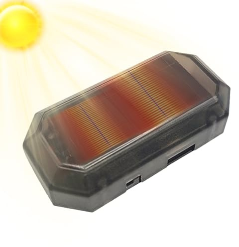 Auto anti -furto di auto, luce di allarme per - Dispositivo di allarme del furto di - Luce di sicurezza con energia solare per veicolo di sicurezza del parcheggio per camion automobilistico