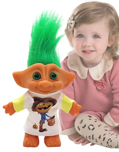 Senermter Troll Puppen - Weihnachts-Miniatur Lustige Spielzeugfiguren,Retro Schreibtischdekoration, Sammelfiguren, Lustige Deko Für Erwachsene Kinderzimmer Wohnzimmer
