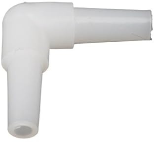 30 st plast 4 mm T-koppling akvarium luftpump slangkopplingar raka kopplingar for akvarietillbehör silikonslang(Elbow)