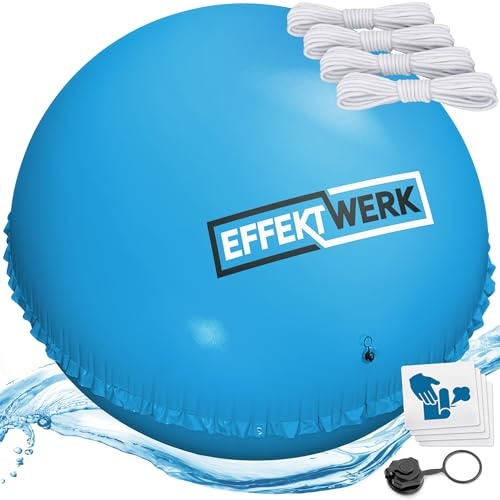 Ultimate Pool Cushion Winter XXL (Round) - Air Cushion (3 meter diameter) för vintersäker poolskydd - uppblåsbar vinterkudde för pool - kudde för pool (3M)