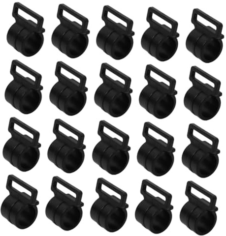 SUPVOX 30 Clip per Tende da Esterno in Plastica Resistente Ganci per Teloni Esterni da Fissaggio Regolabile e Riutilizzabile per Tende e Coperture da Esterno