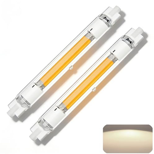 DafuDaGui R7S LED Bulb 118mm 30W Dimmable - Natural White 4000K - 3000LM Equivalent to J118 300W Linear Halogen Bulbs - 360° Flood Light for Cozy Ambience - Flicker-Free, 230-240V (2 Pack)