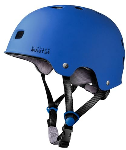 OutdoorMaster Skateboard Cycling Helmet - Two Removable Liners Ventilation Multi-Sport Scooter Roller Skate Inline Skating for Kids, Youth & Adults