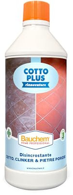 Bauchem Cotto Plus Rinnovatore Detergente Disincrostante per Cotto, Clinker e Pietre Porose 750 ml