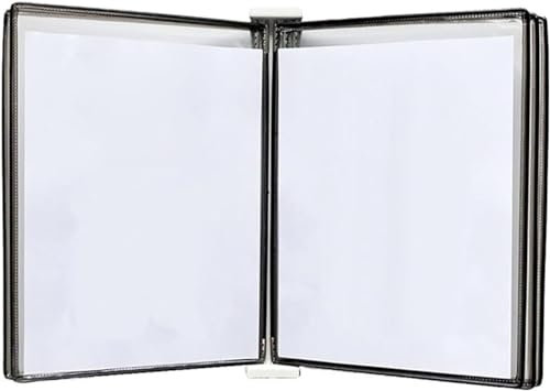 Hängemappen-Organizer für die Wand, Datei A3 Display-Wandordner –, A3 [16,53 Zoll × 11,69 Zoll] 10 Taschen(Color:Black)