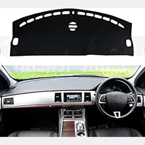 GuGuoZZ Car Center Console Dashboard Cover Mat for Jaguar XF 2008-2015 X250，Anti-Slip Automotive Interior Accessories